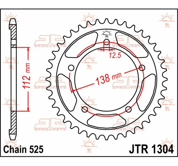 JT SPROCKETS Ritzel & Kettenräder - Detailansicht