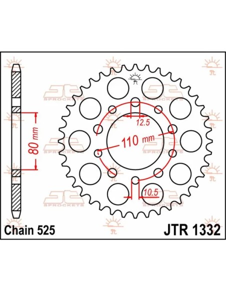 JT SPROCKETS Ritzel & Kettenräder - Detailansicht