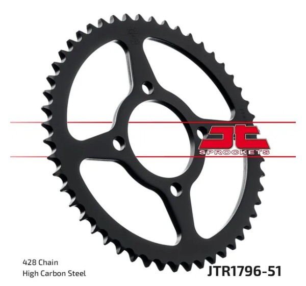 JT SPROCKETS Ritzel & Kettenräder für SUZUKI RV 125 2003-2016