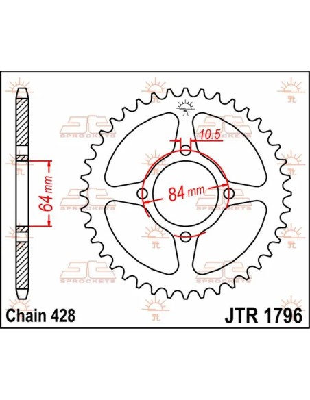 JT SPROCKETS Ritzel & Kettenräder - Detailansicht
