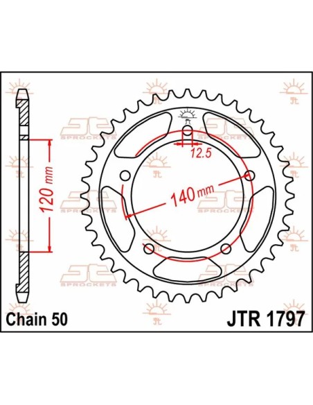 JT SPROCKETS Ritzel & Kettenräder - Detailansicht