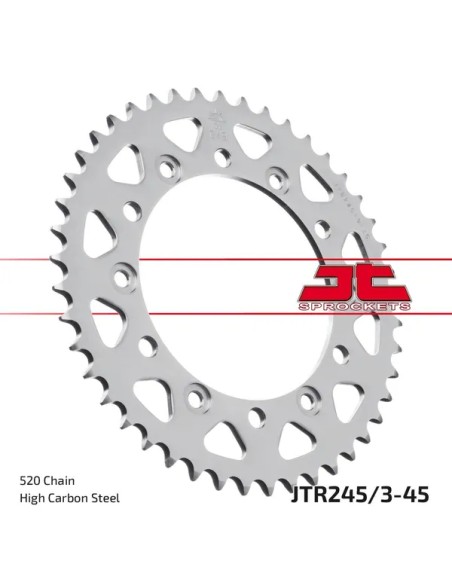 JT SPROCKETS Ritzel & Kettenräder für HONDA XR 200 R 1984-2002