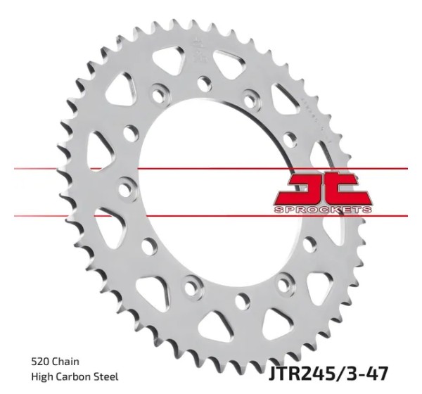 JT SPROCKETS Ritzel & Kettenräder für HONDA XR 200 R 1984-2002