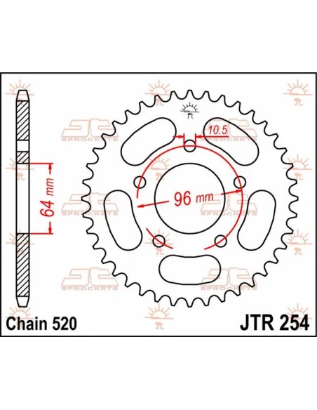 JT SPROCKETS Ritzel & Kettenräder - Detailansicht