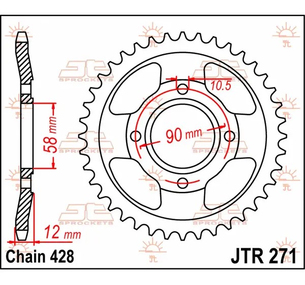 JT SPROCKETS Ritzel & Kettenräder - Detailansicht