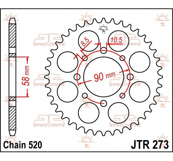 JT SPROCKETS Ritzel & Kettenräder - Detailansicht