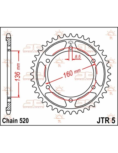 JT SPROCKETS Ritzel & Kettenräder - Detailansicht