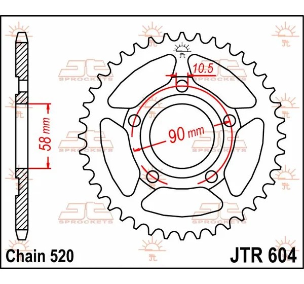 JT SPROCKETS Ritzel & Kettenräder - Detailansicht