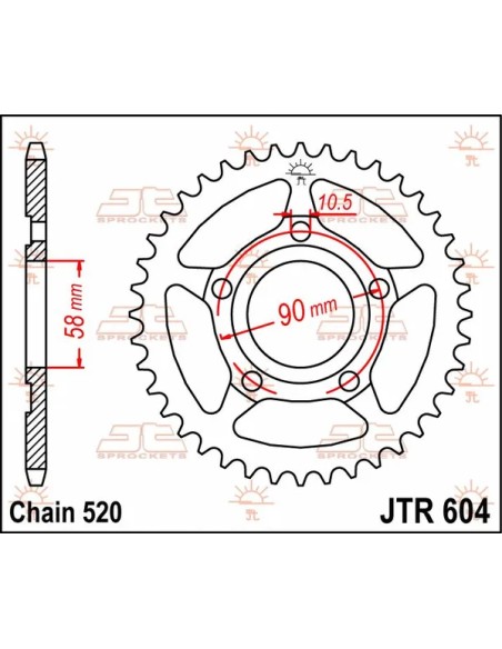 JT SPROCKETS Ritzel & Kettenräder - Detailansicht