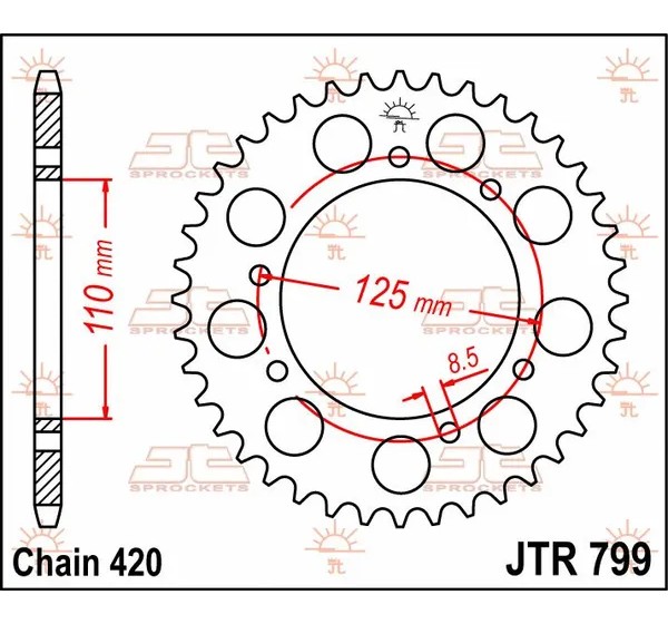 JT SPROCKETS Ritzel & Kettenräder - Detailansicht