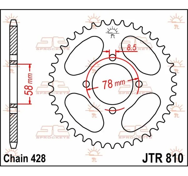 JT SPROCKETS Ritzel & Kettenräder - Detailansicht