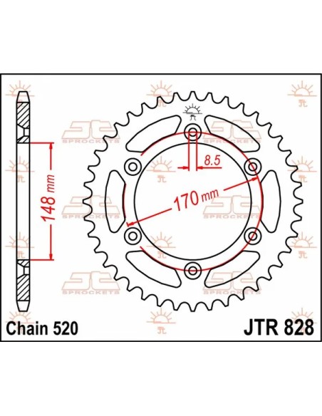 JT SPROCKETS Ritzel & Kettenräder - Detailansicht