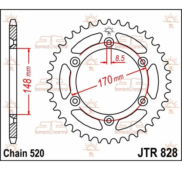 JT SPROCKETS Ritzel & Kettenräder - Detailansicht