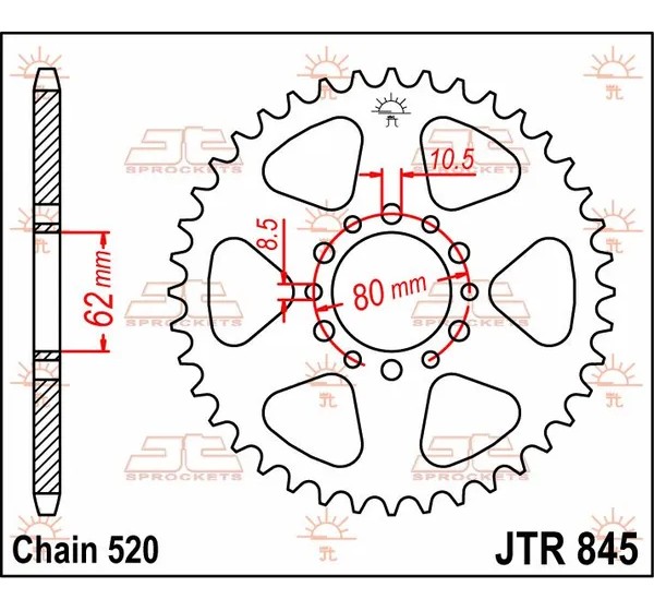 JT SPROCKETS Ritzel & Kettenräder - Detailansicht