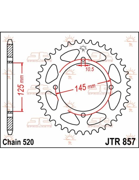 JT SPROCKETS Ritzel & Kettenräder - Detailansicht