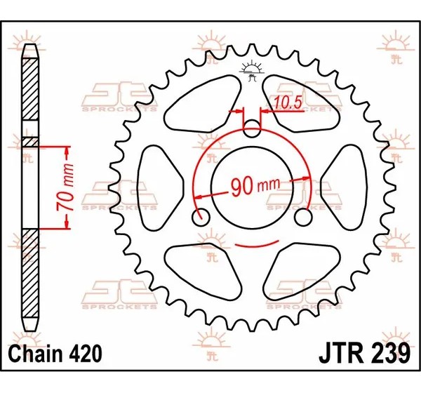 JT SPROCKETS Ritzel & Kettenräder - Detailansicht