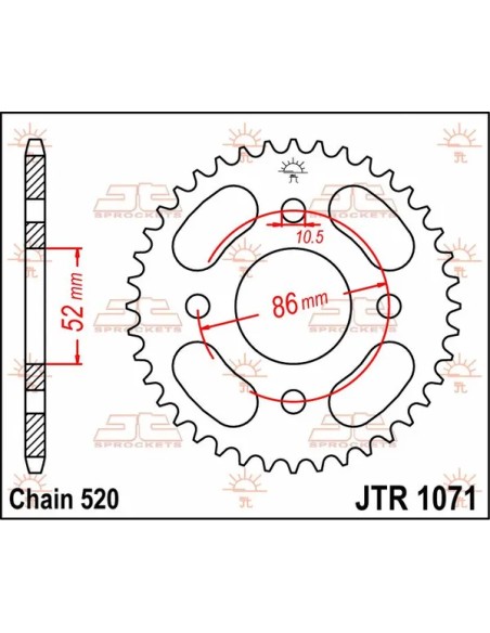 JT SPROCKETS Ritzel & Kettenräder - Detailansicht