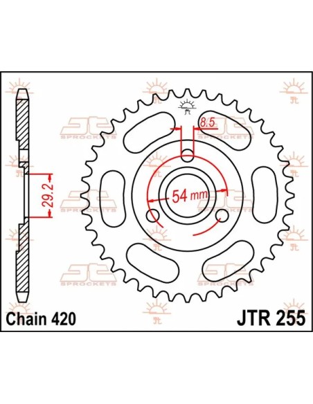 JT SPROCKETS Ritzel & Kettenräder - Detailansicht