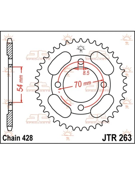 JT SPROCKETS Ritzel & Kettenräder - Detailansicht
