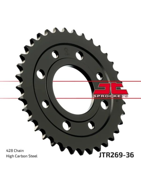 JT SPROCKETS Ritzel & Kettenräder für HONDA CM 125 C 1982-1997