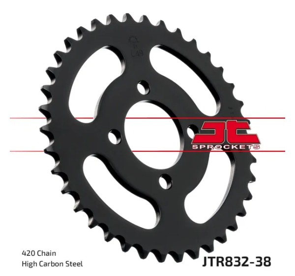 JT SPROCKETS Ritzel & Kettenräder für YAMAHA DT 50 MX 1981-1995
