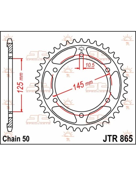 JT SPROCKETS Ritzel & Kettenräder - Detailansicht