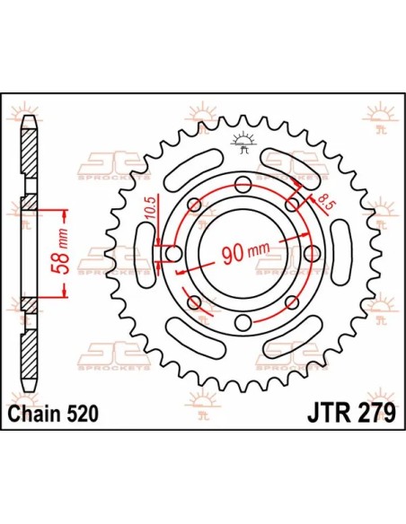 JT SPROCKETS Ritzel & Kettenräder - Detailansicht