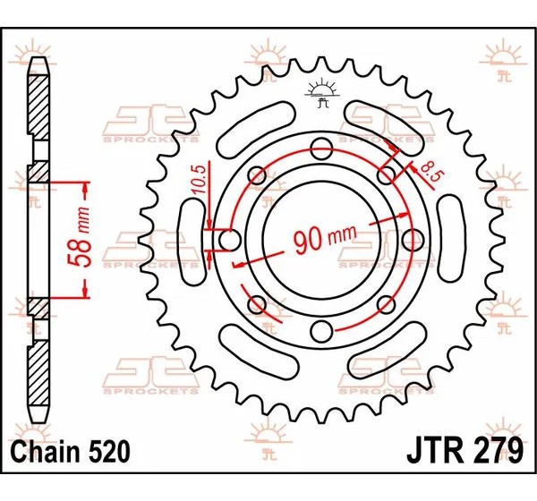 JT SPROCKETS Ritzel & Kettenräder - Detailansicht