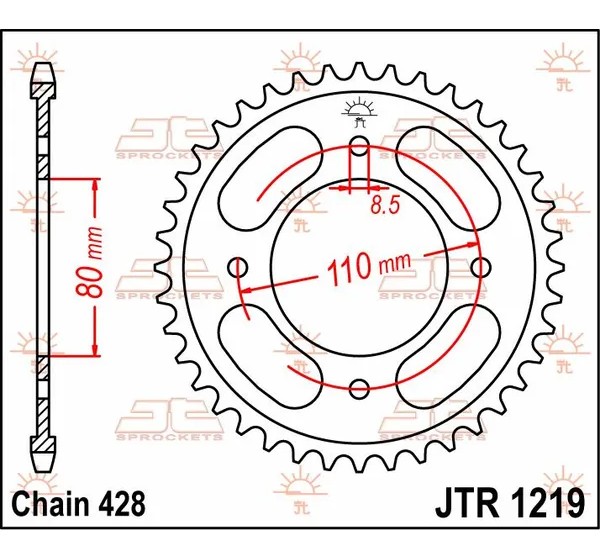 JT SPROCKETS Ritzel & Kettenräder - Detailansicht