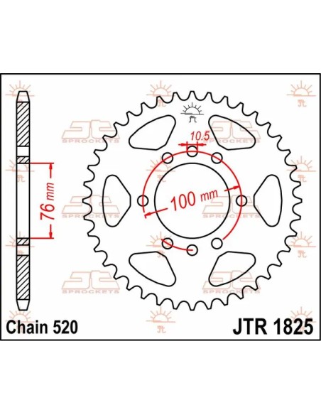 JT SPROCKETS Ritzel & Kettenräder - Detailansicht