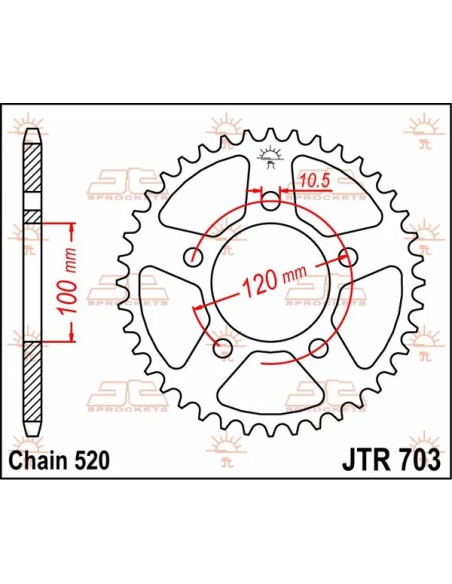 JT SPROCKETS Ritzel & Kettenräder - Detailansicht