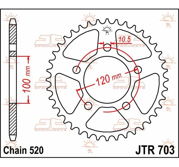 JT SPROCKETS Ritzel & Kettenräder - Detailansicht
