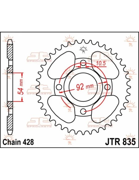 JT SPROCKETS Ritzel & Kettenräder - Detailansicht