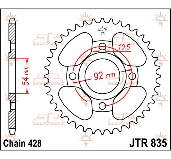 JT SPROCKETS Ritzel & Kettenräder - Detailansicht