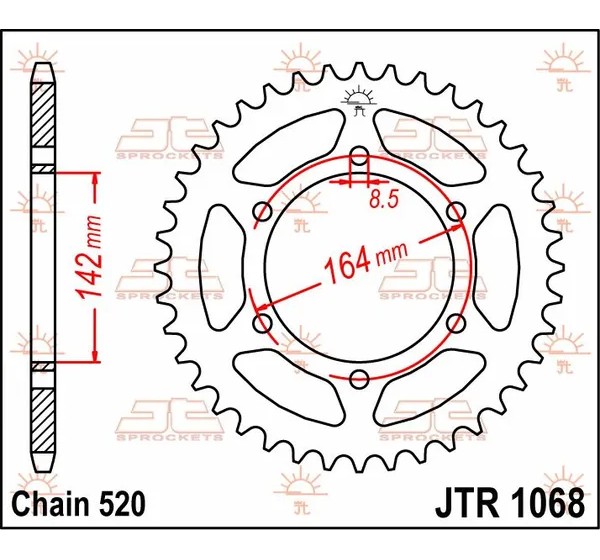 JT SPROCKETS Ritzel & Kettenräder - Detailansicht