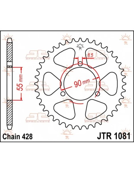 JT SPROCKETS Ritzel & Kettenräder - Detailansicht