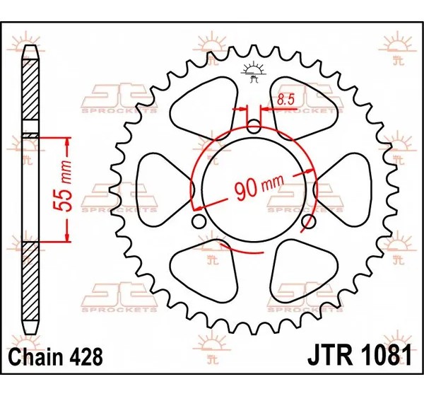 JT SPROCKETS Ritzel & Kettenräder - Detailansicht