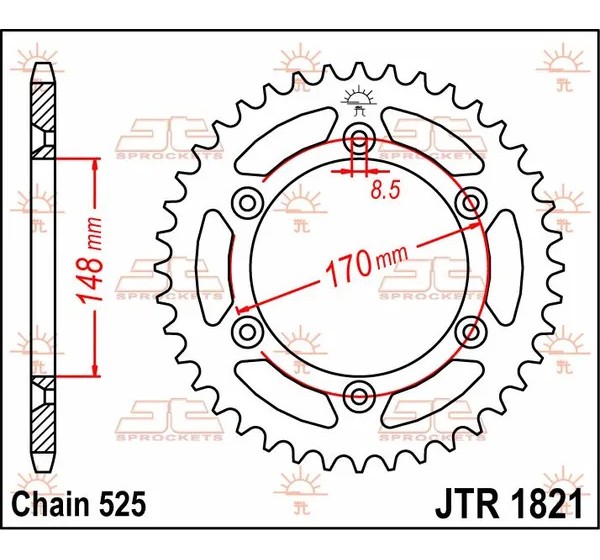 JT SPROCKETS Ritzel & Kettenräder - Detailansicht