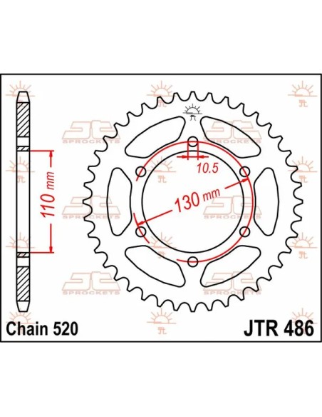 JT SPROCKETS Ritzel & Kettenräder - Detailansicht