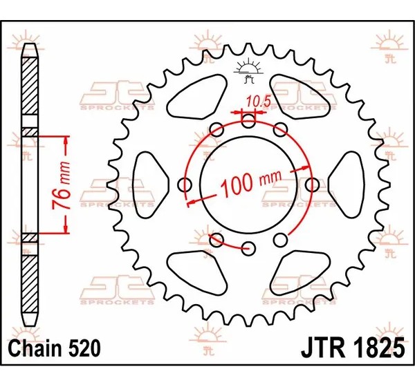 JT SPROCKETS Ritzel & Kettenräder - Detailansicht