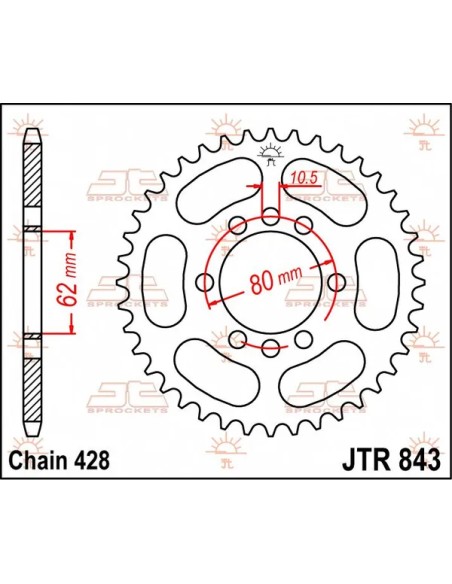 JT SPROCKETS Ritzel & Kettenräder - Detailansicht