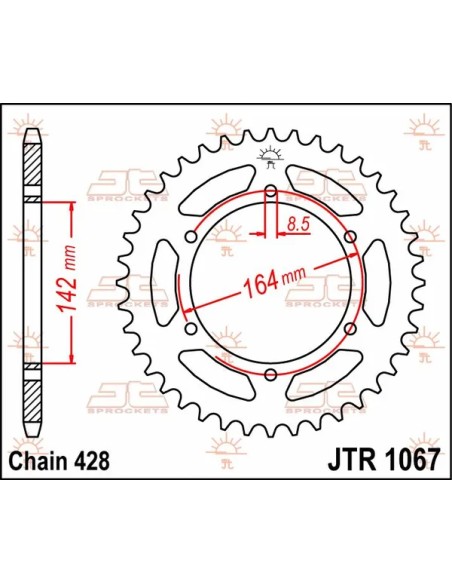 JT SPROCKETS Ritzel & Kettenräder - Detailansicht