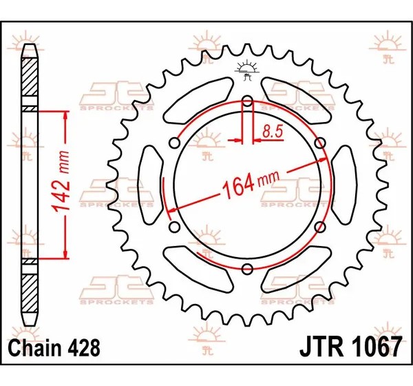 JT SPROCKETS Ritzel & Kettenräder - Detailansicht