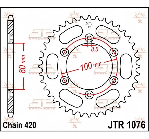 JT SPROCKETS Ritzel & Kettenräder - Detailansicht