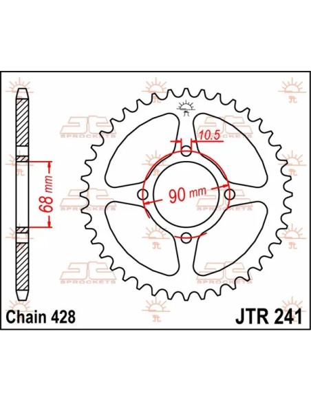 JT SPROCKETS Ritzel & Kettenräder - Detailansicht