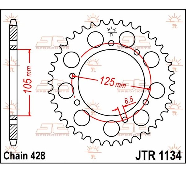 JT SPROCKETS Ritzel & Kettenräder - Detailansicht