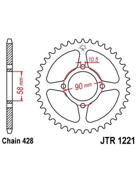 JT SPROCKETS Ritzel & Kettenräder - Detailansicht