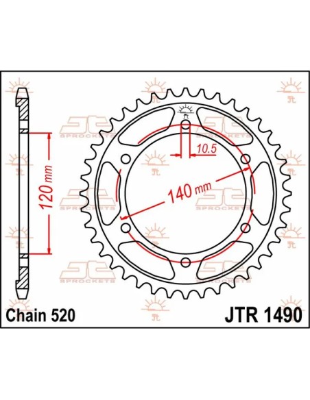 JT SPROCKETS Ritzel & Kettenräder - Detailansicht