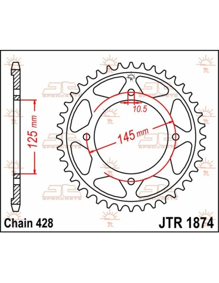 JT SPROCKETS Ritzel & Kettenräder - Detailansicht