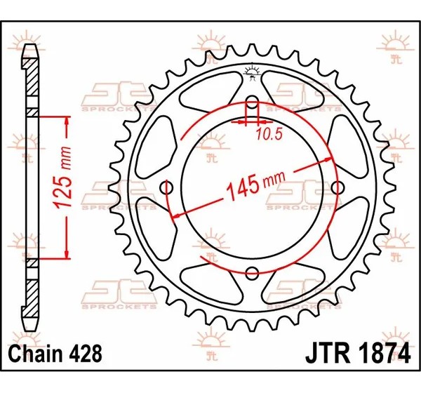 JT SPROCKETS Ritzel & Kettenräder - Detailansicht